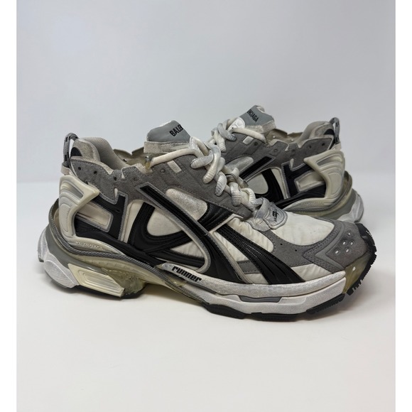 Balenciaga Runner Sneaker Grey/White/Black Size 12 US 45 EU